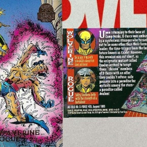 1994 Marvel Trading Cards -Full Set of 9 - Fatal Attraction - Picture 4 of 11